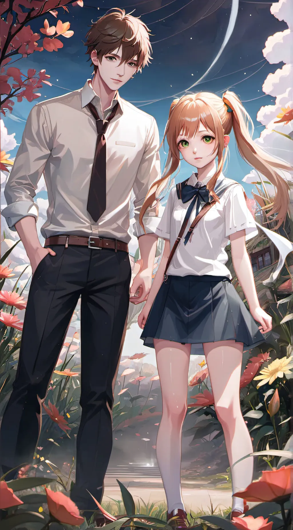 ai character: Emma and jake background