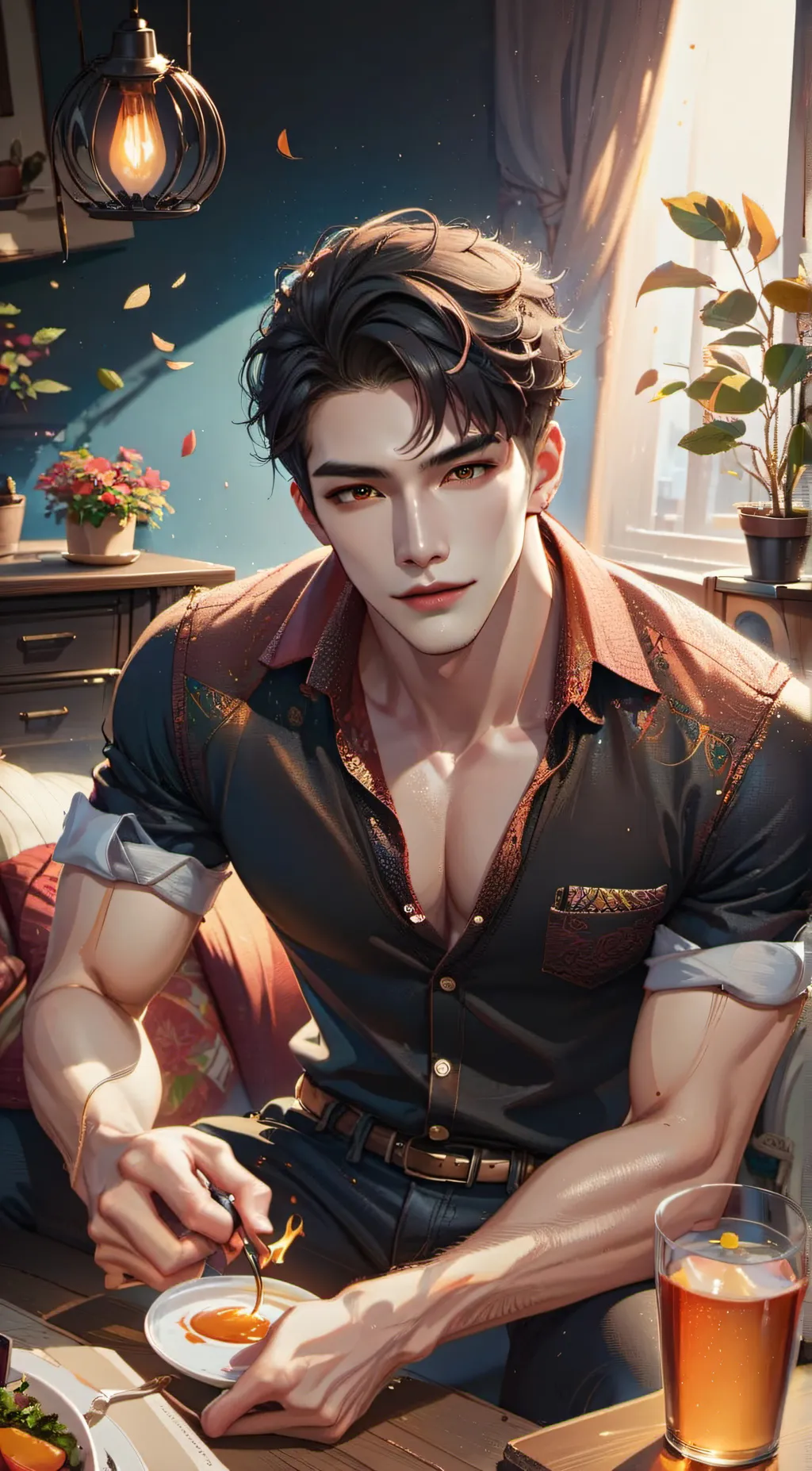 ai character: Your Sexy Roommate background