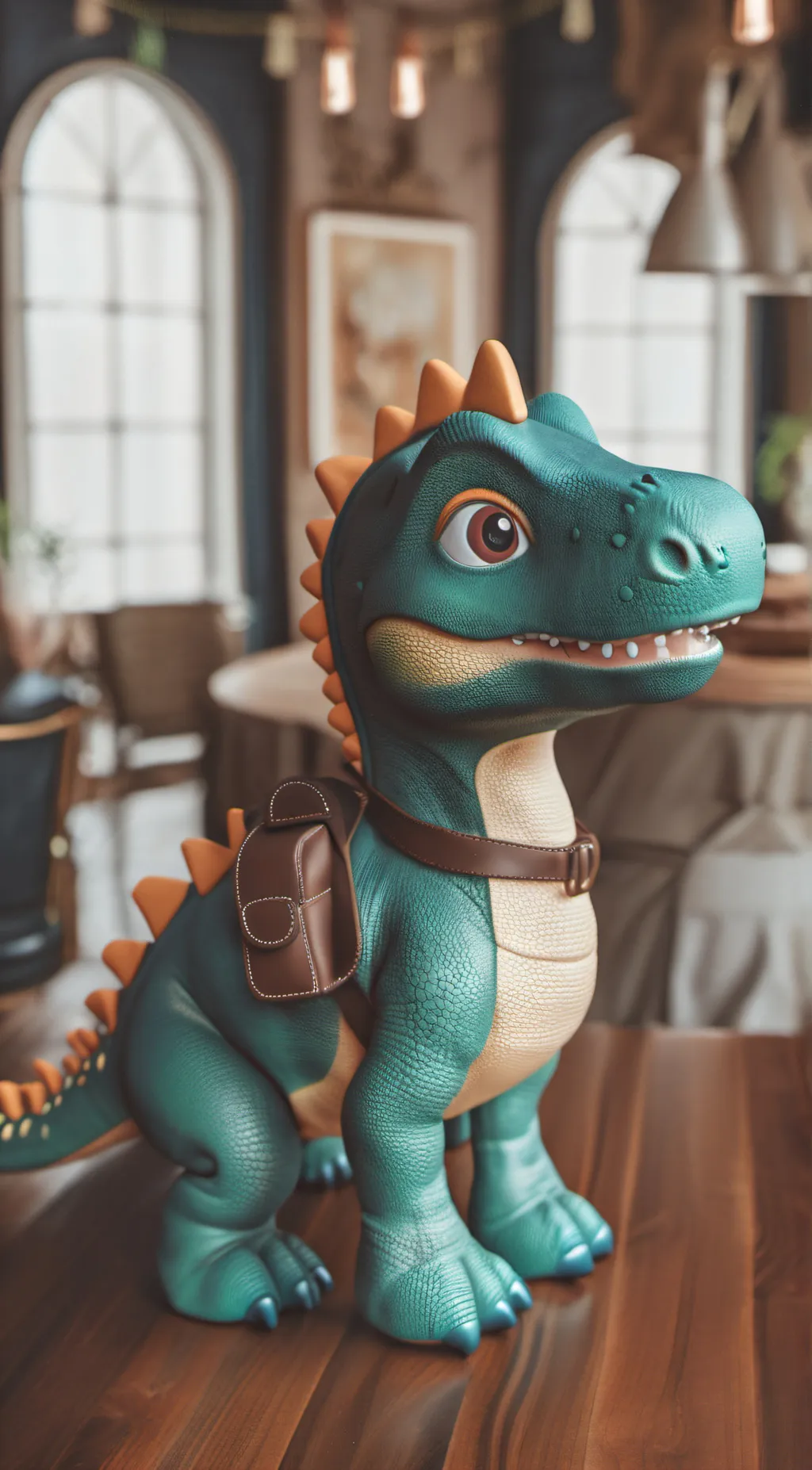 ai character: dino background