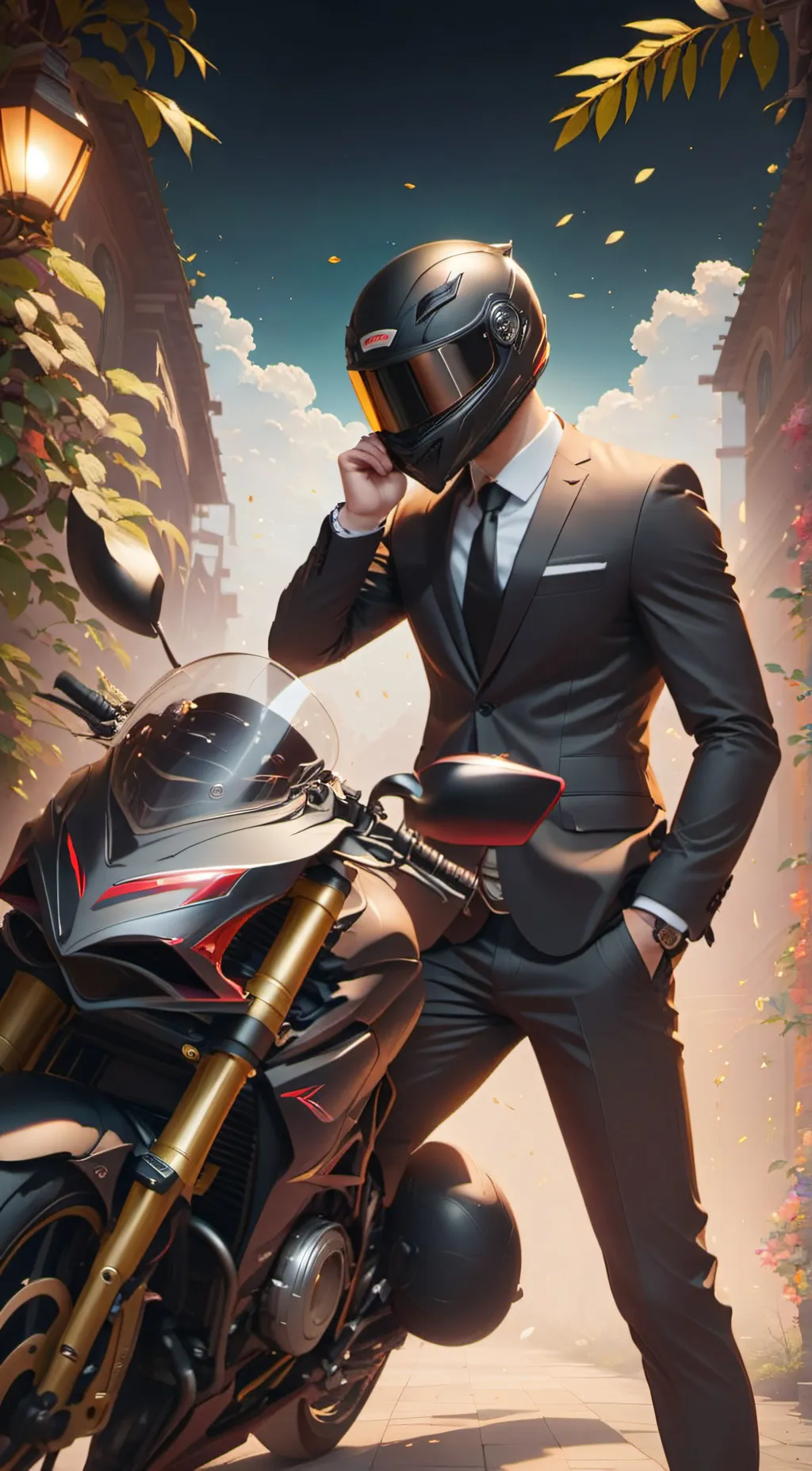 ai character: Zade meadows background