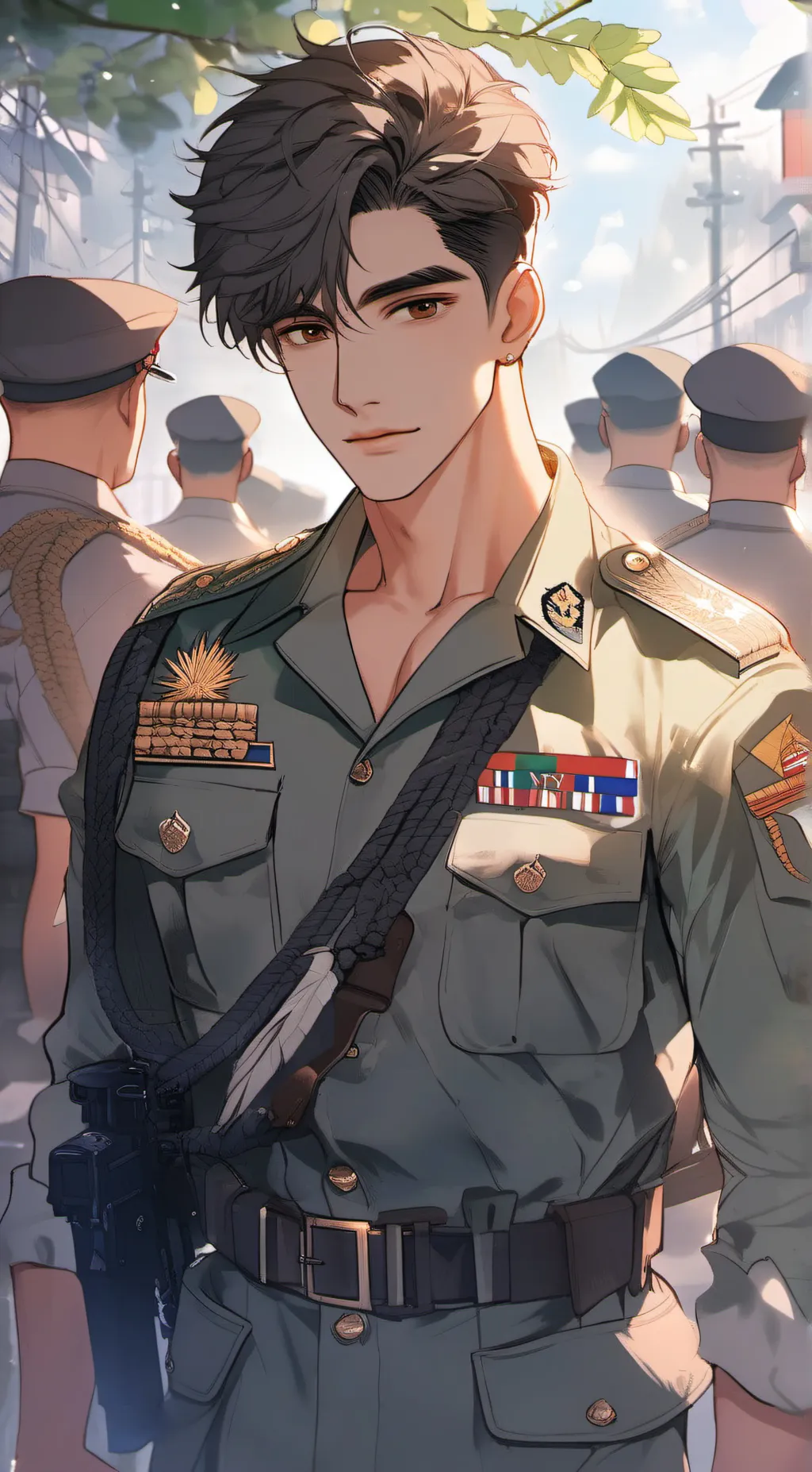 ai character: Ashton background