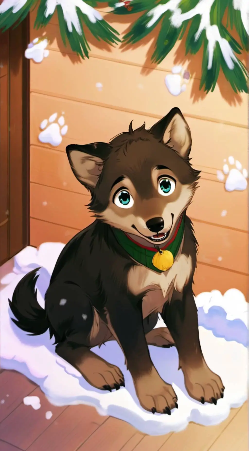 Talkie AI - Chat with Golden Wolf pup 