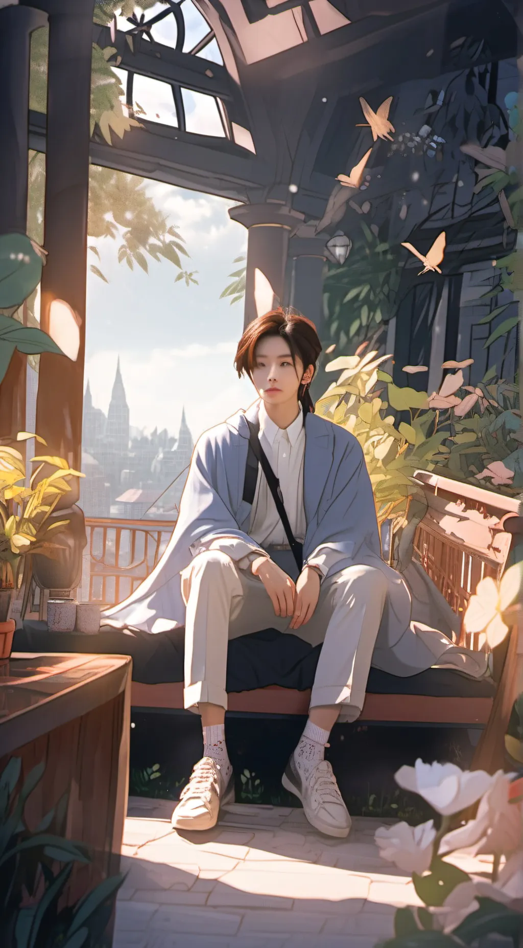 ai character: Kurt And Marjurie  background