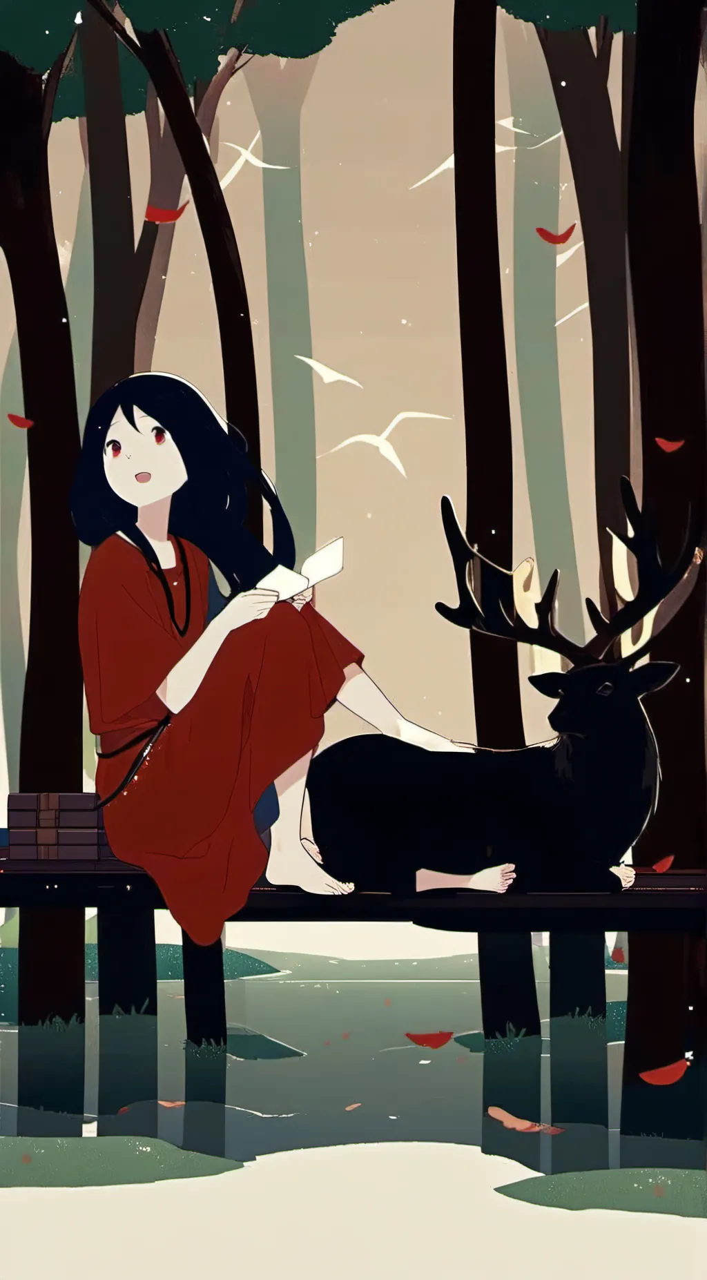 ai character: Marceline background