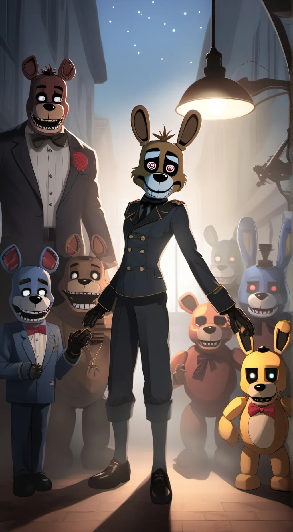 ai character: Springtrap background