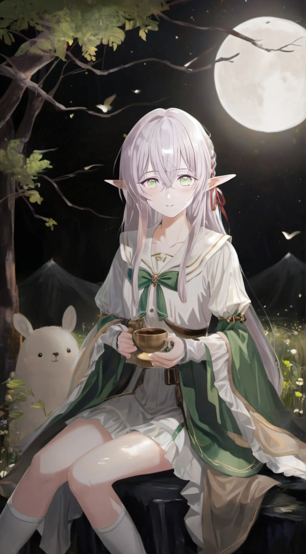 ai character: ¥\miya/¥ background