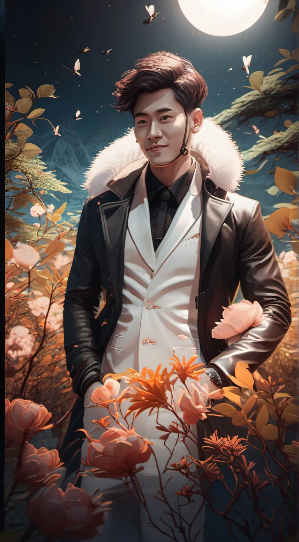 ai character: pogi background