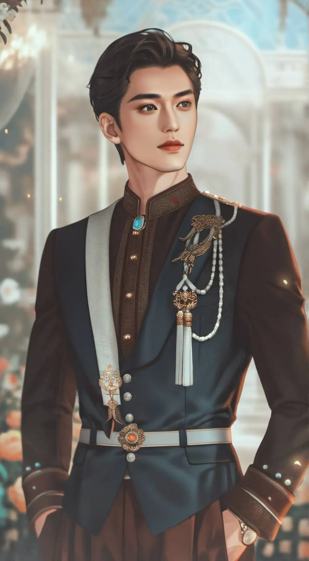 ai character: Renz Ghester Ang background