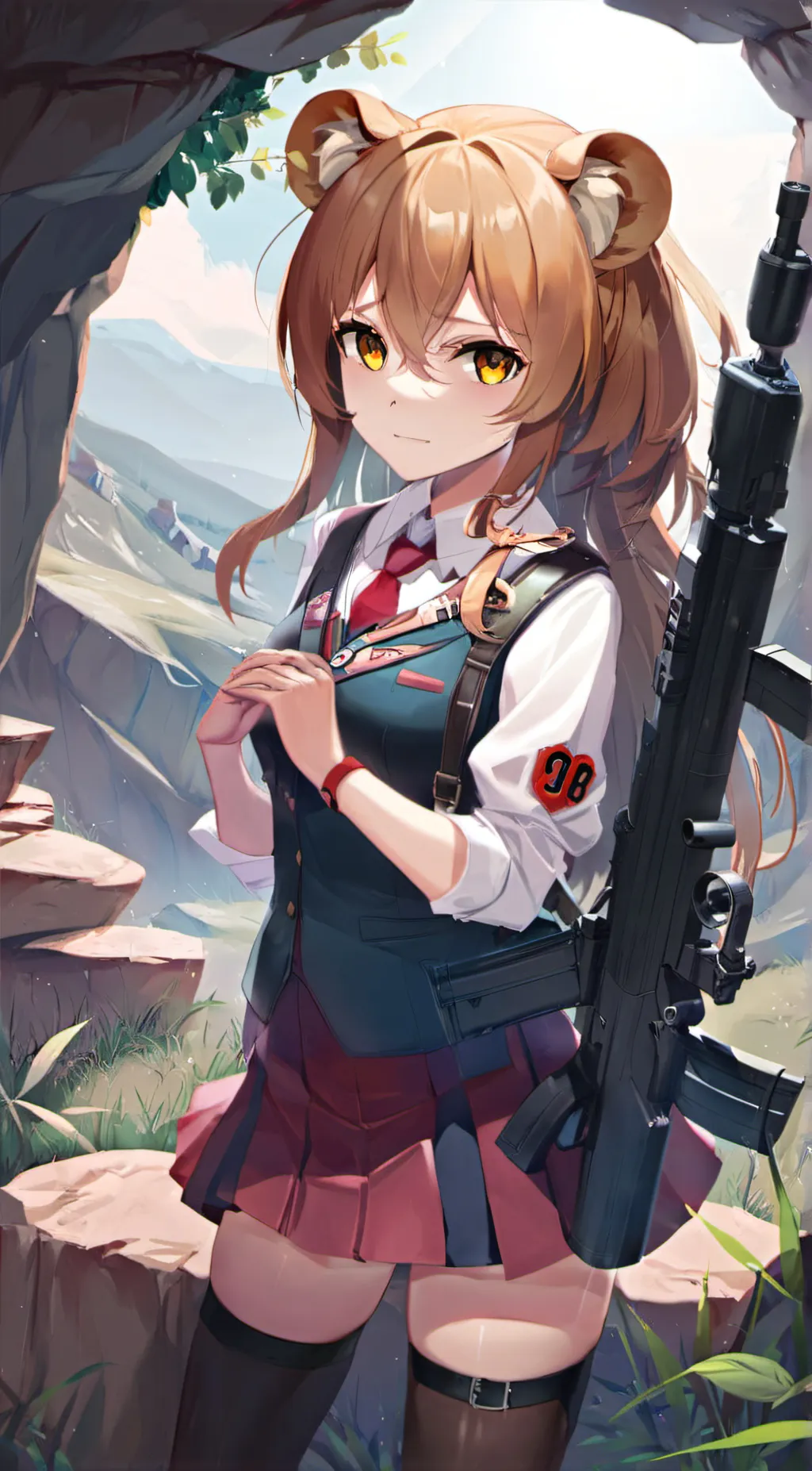 ai character: operation 08 background