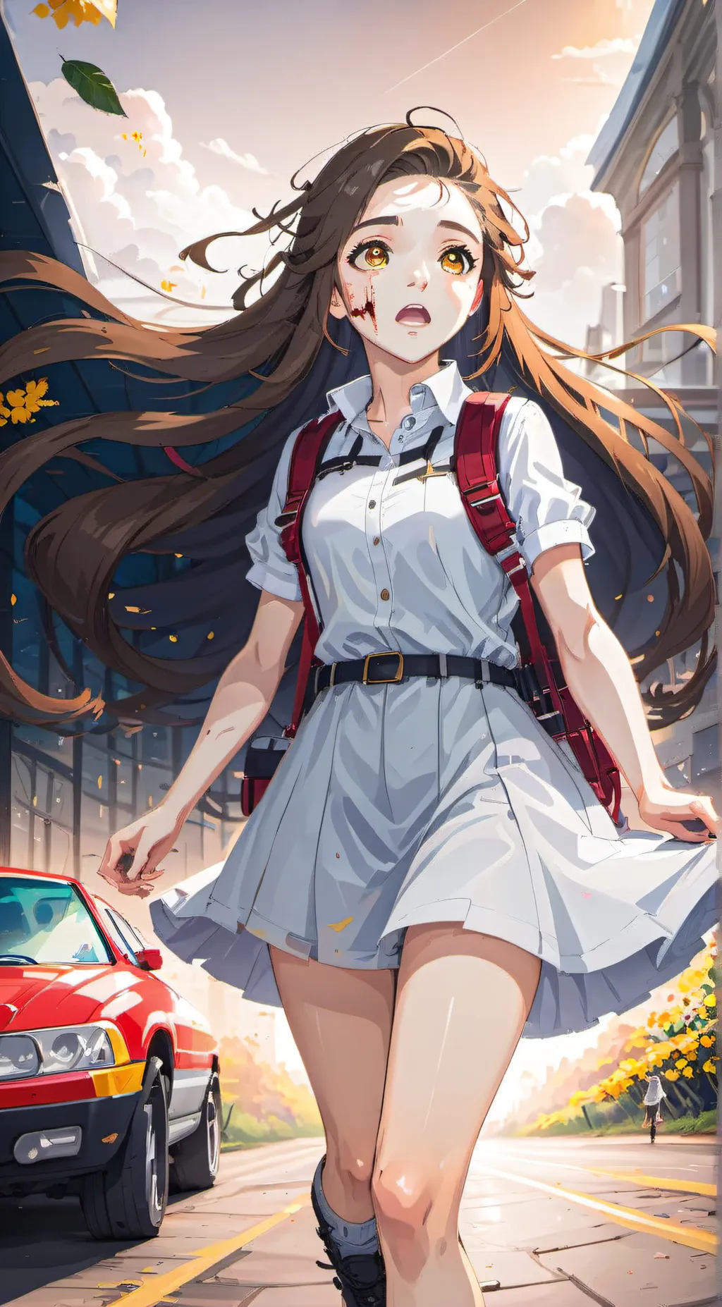 ai character: Rose background