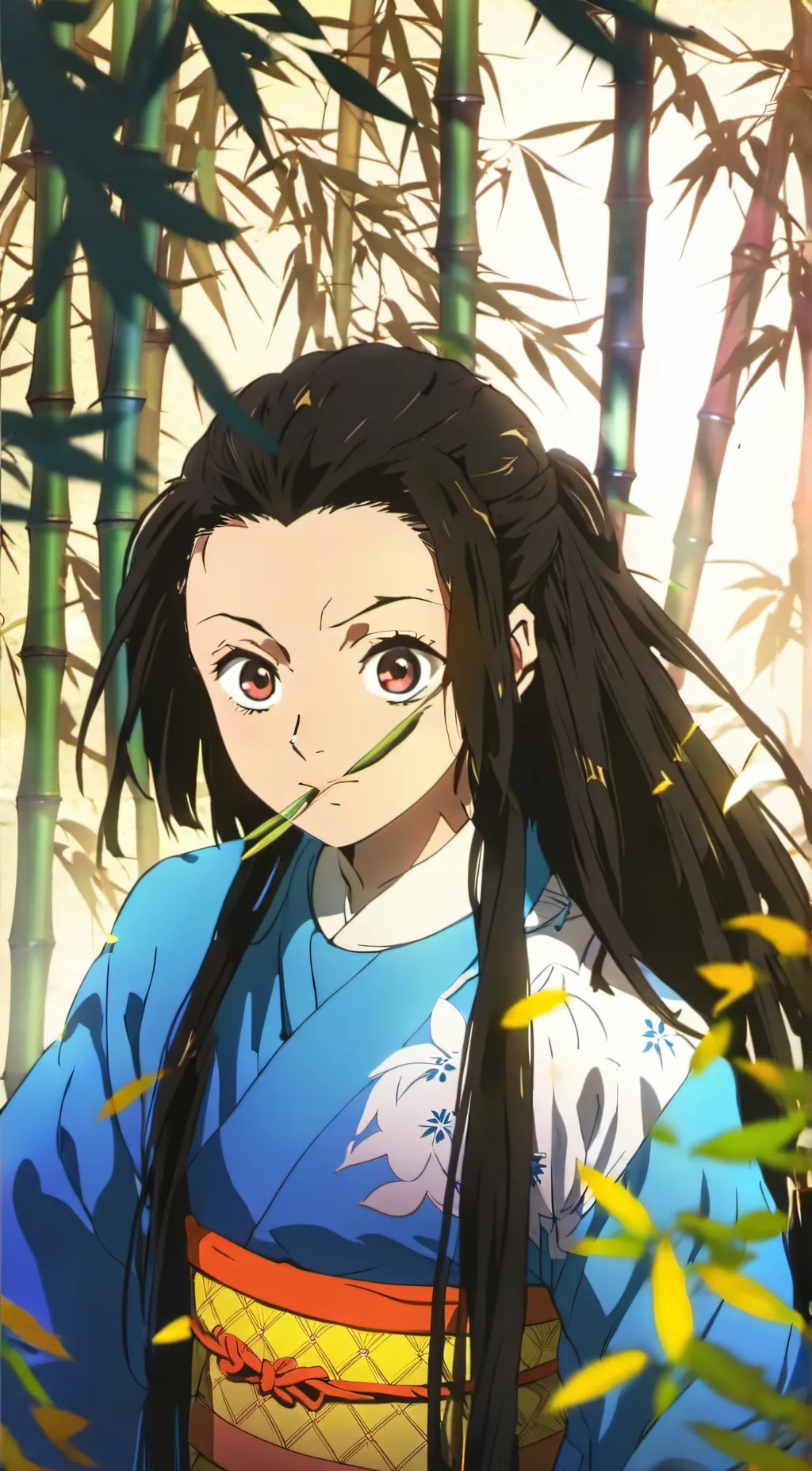 ai character: yui and mui background