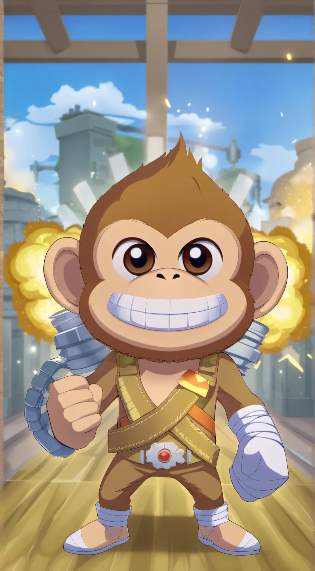 ai character: Santi background