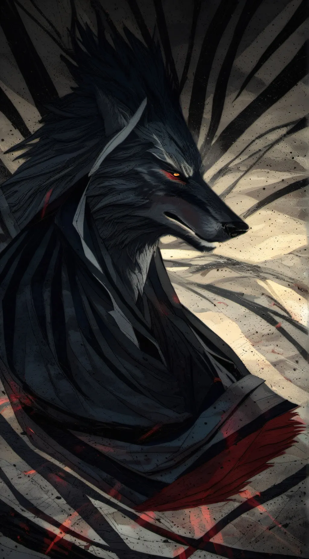 ai character: shadow  background