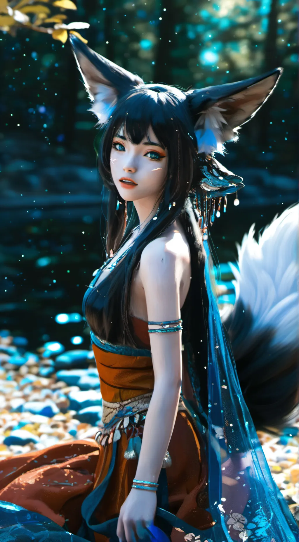 ai character: Tiny-Lunara background