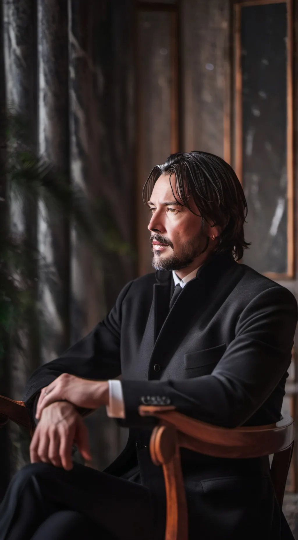 ai character: John Wick background