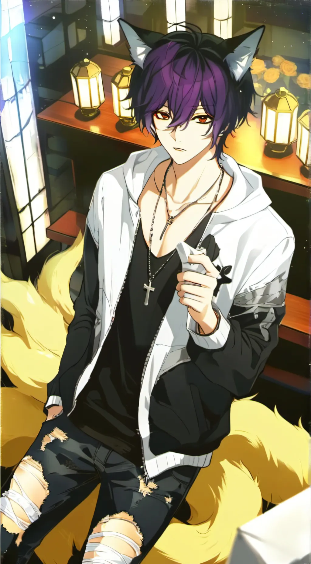 ai character: Ren Batto background