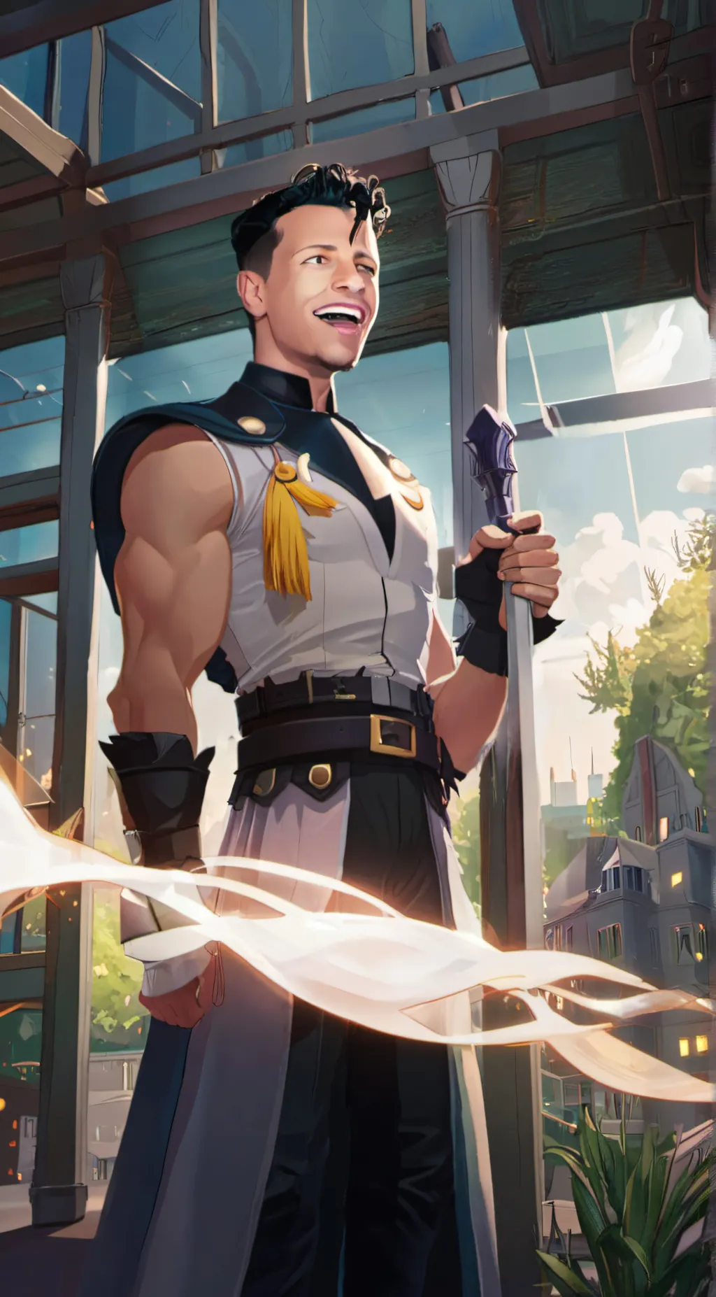 ai character: Jake  background