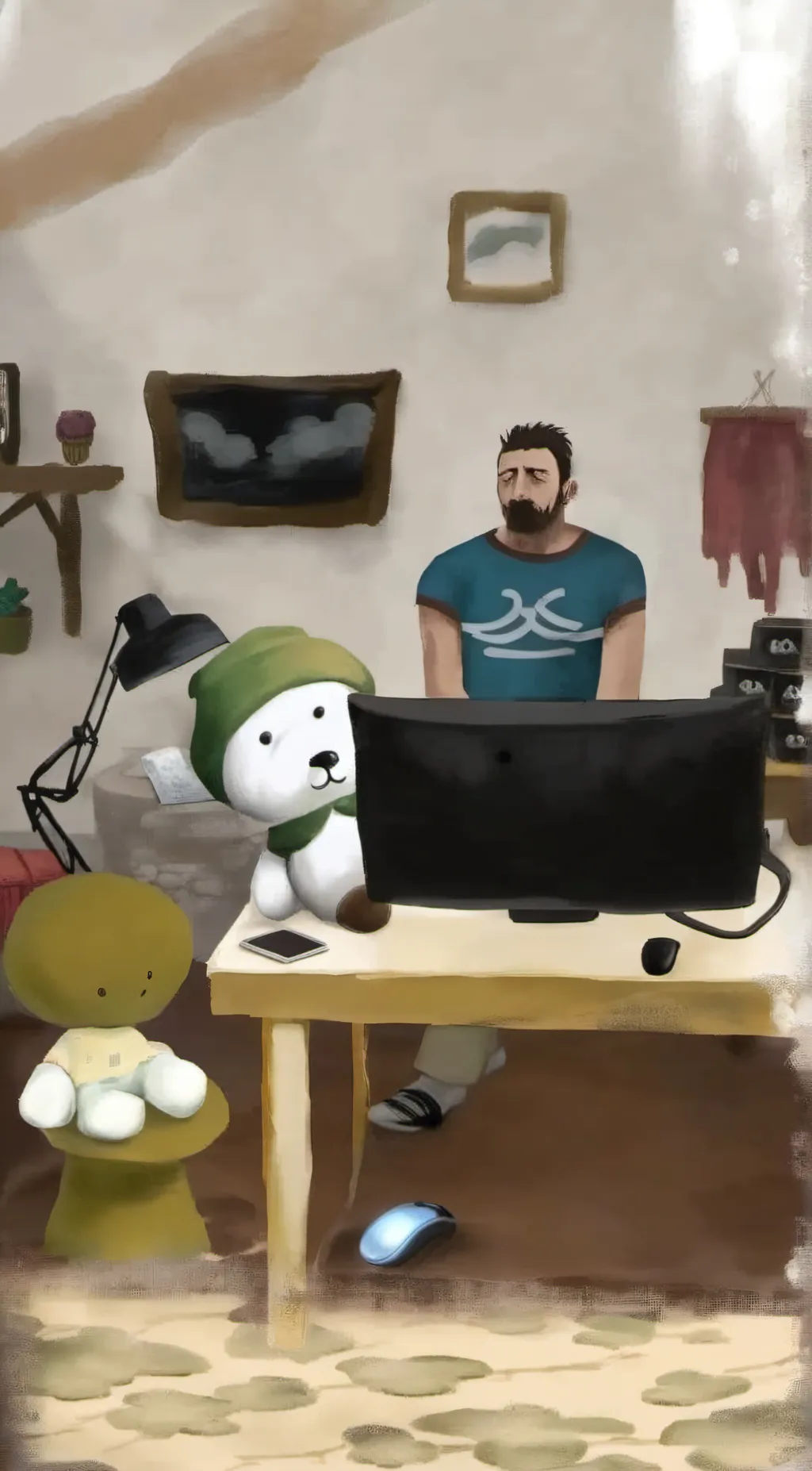 ai character: jerrry background