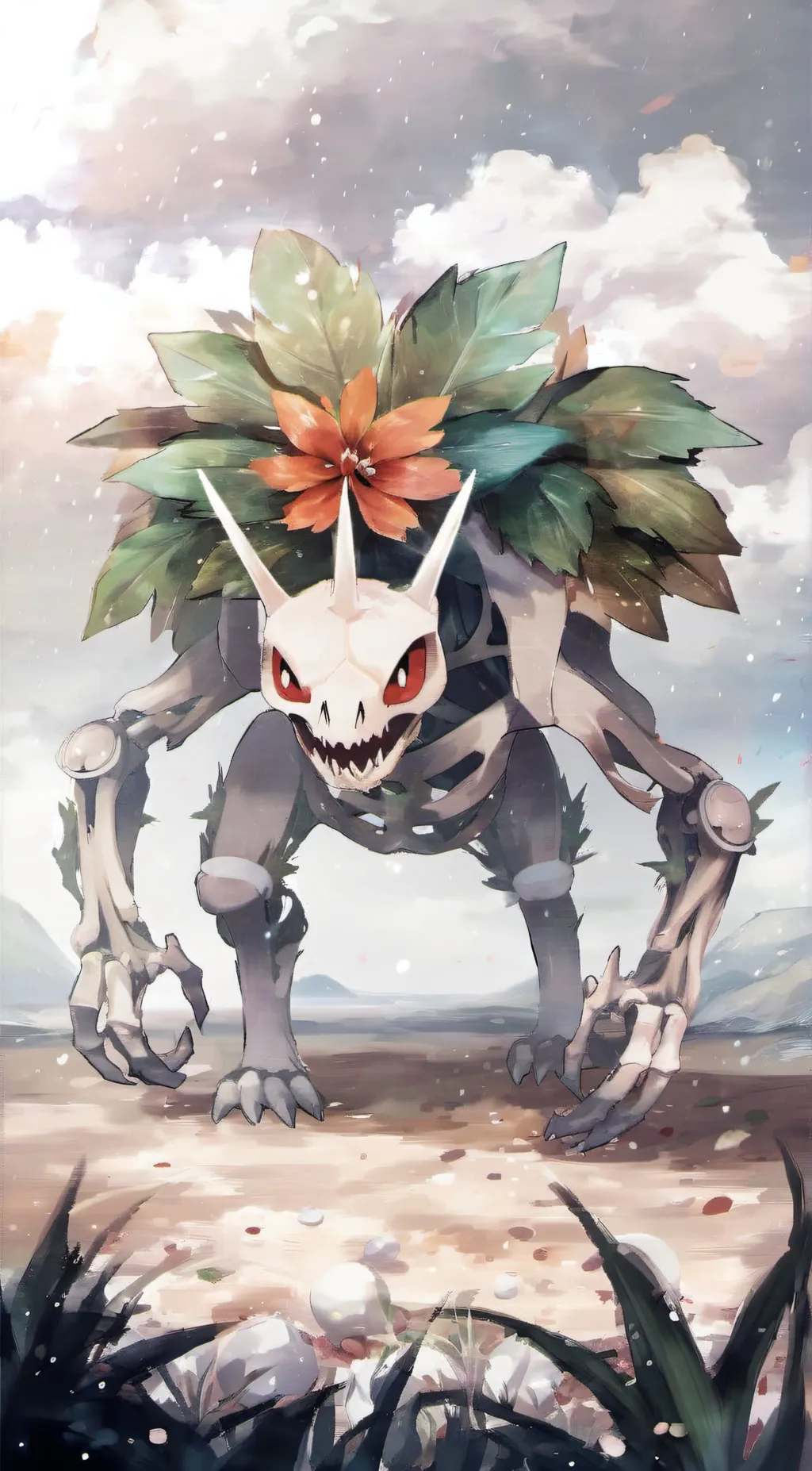 ai character: skelamoss background