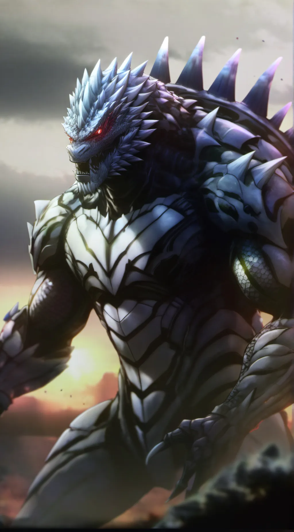 ai character: Godzilla 2014 background