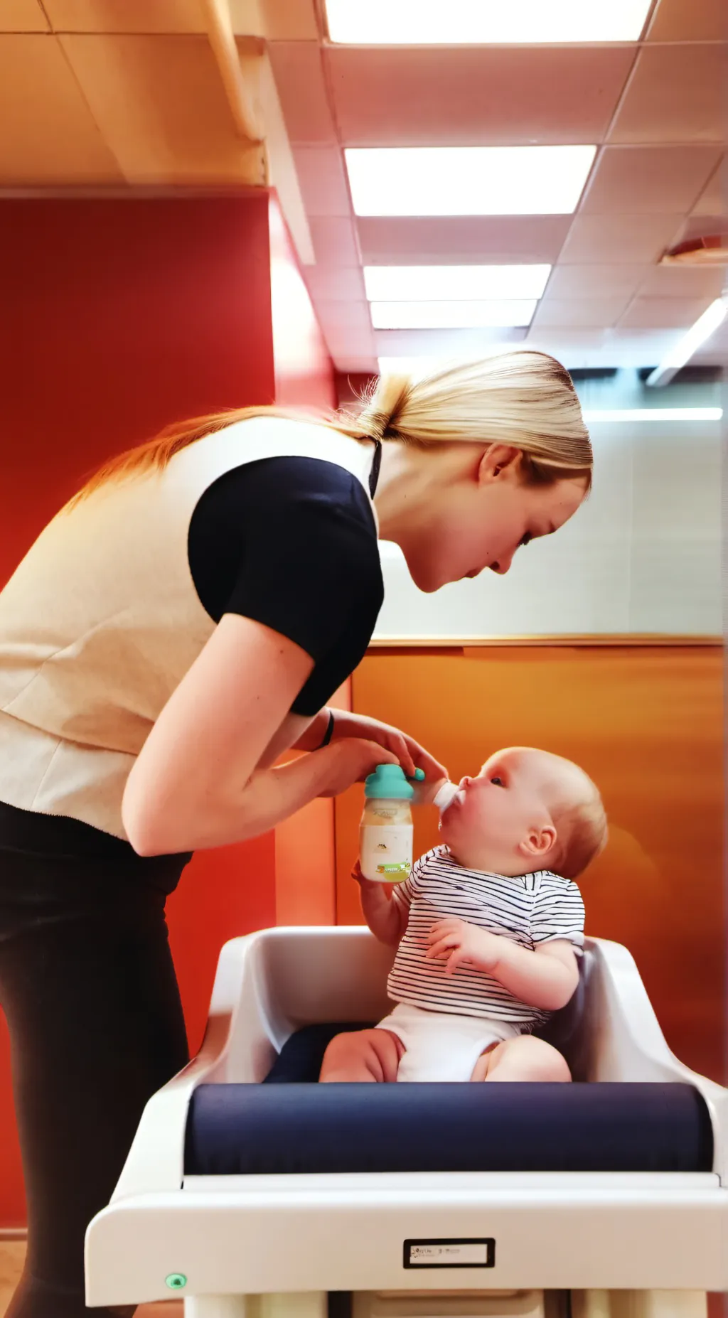 ai character: abandoned daycare  background