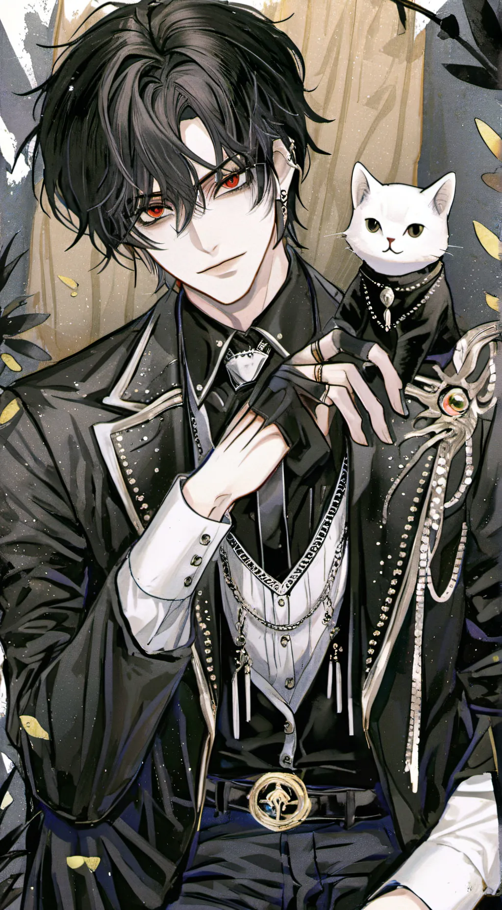 ai character: Skull background