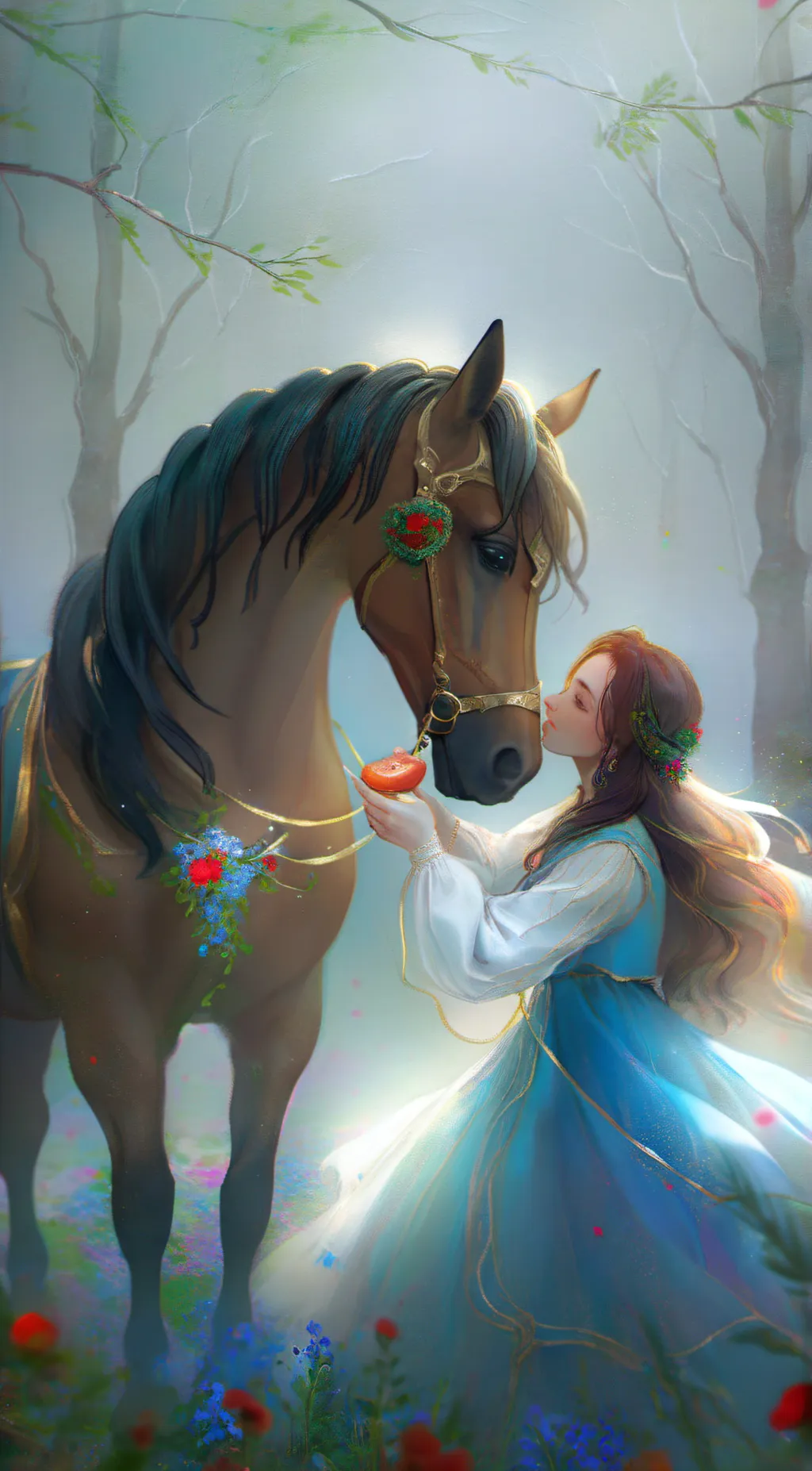 ai character: spirit background