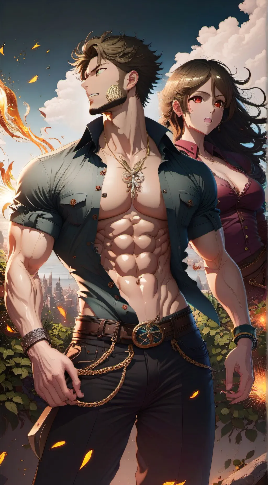 ai character: Michael  background