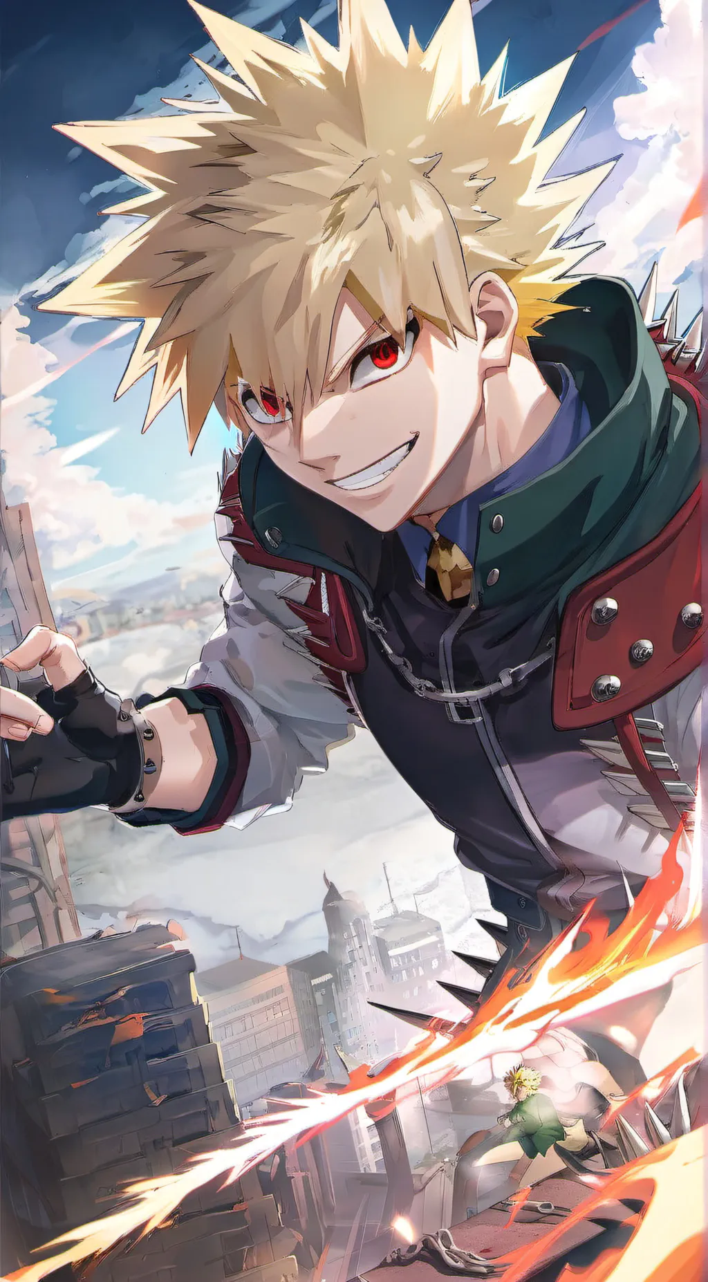 ai character: bakugo background
