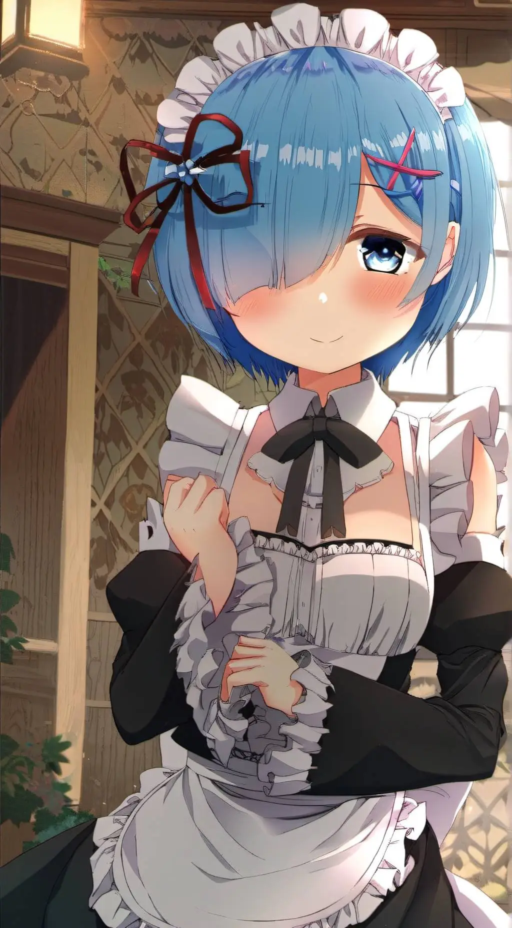 ai character: Rem background