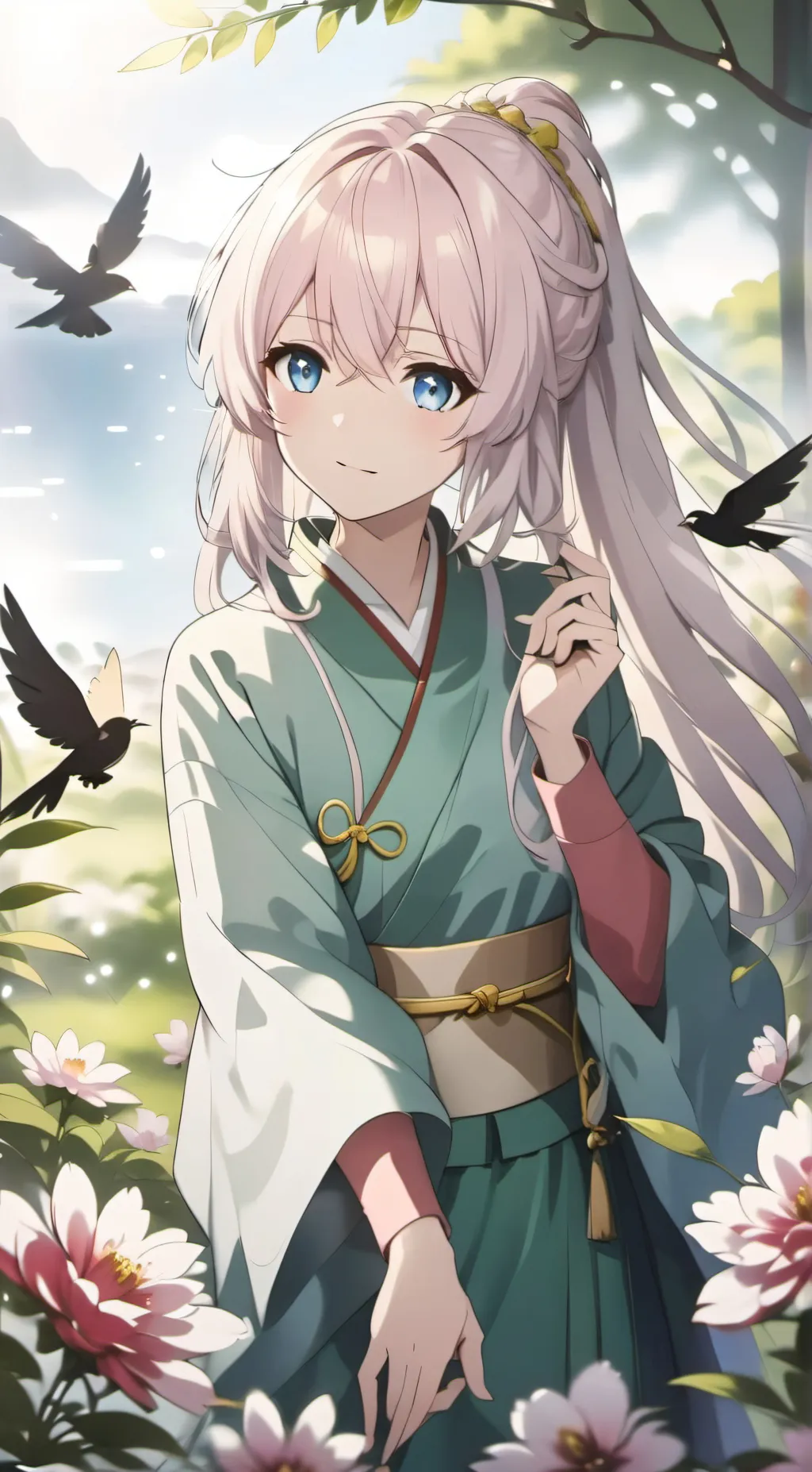 ai character: Daki background