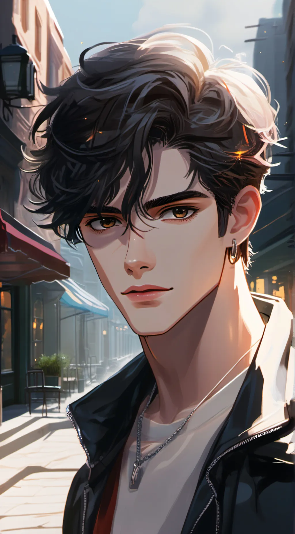 ai character: Ronnie  background