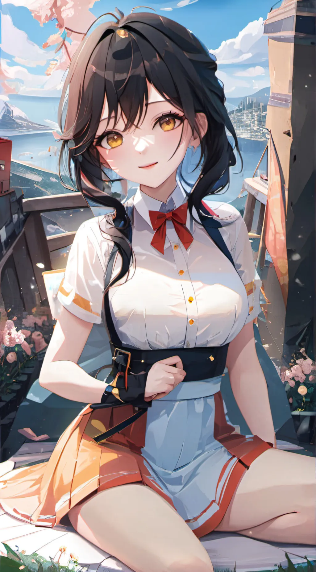 ai character: ashley  background