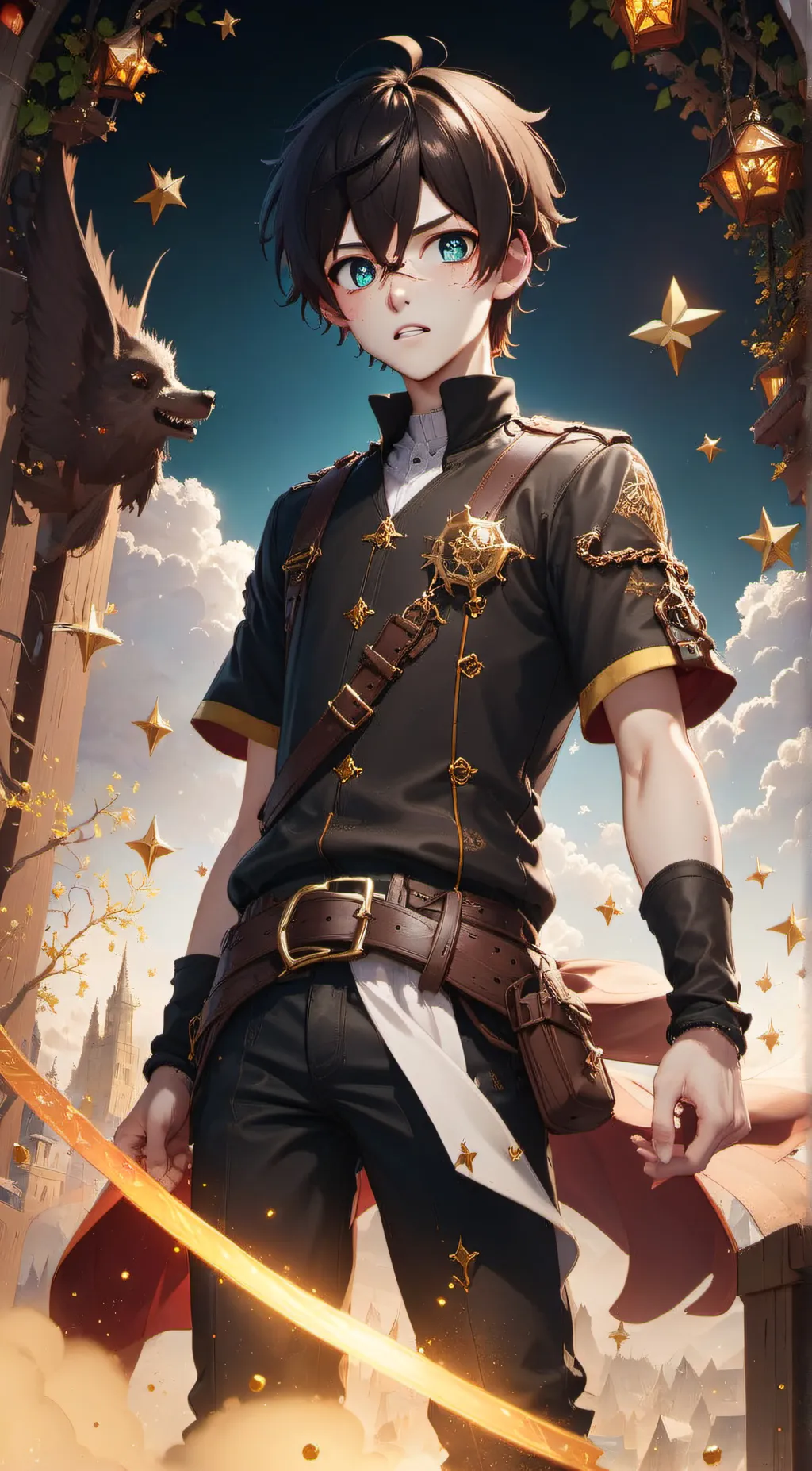 ai character: Anthony  background