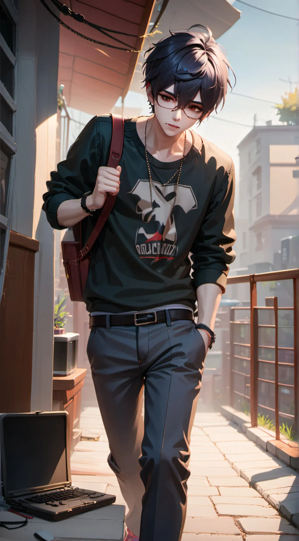 ai character: Aron background