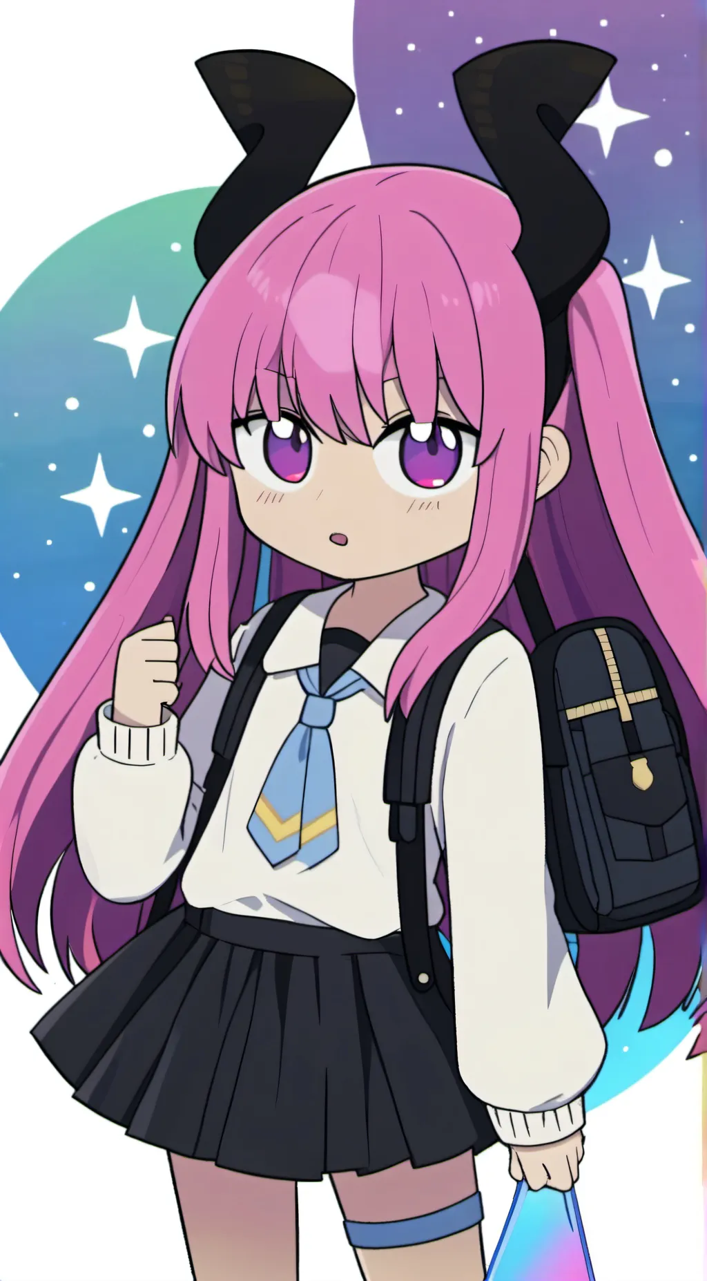 ai character: pink  master background