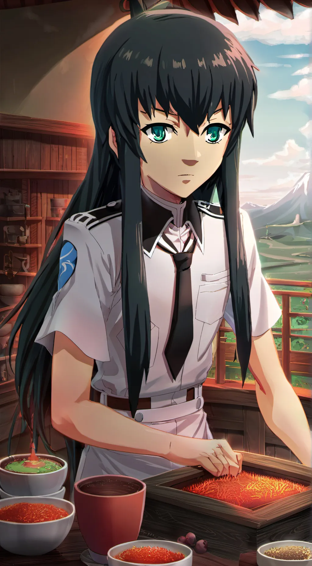 ai character: Muichiro background