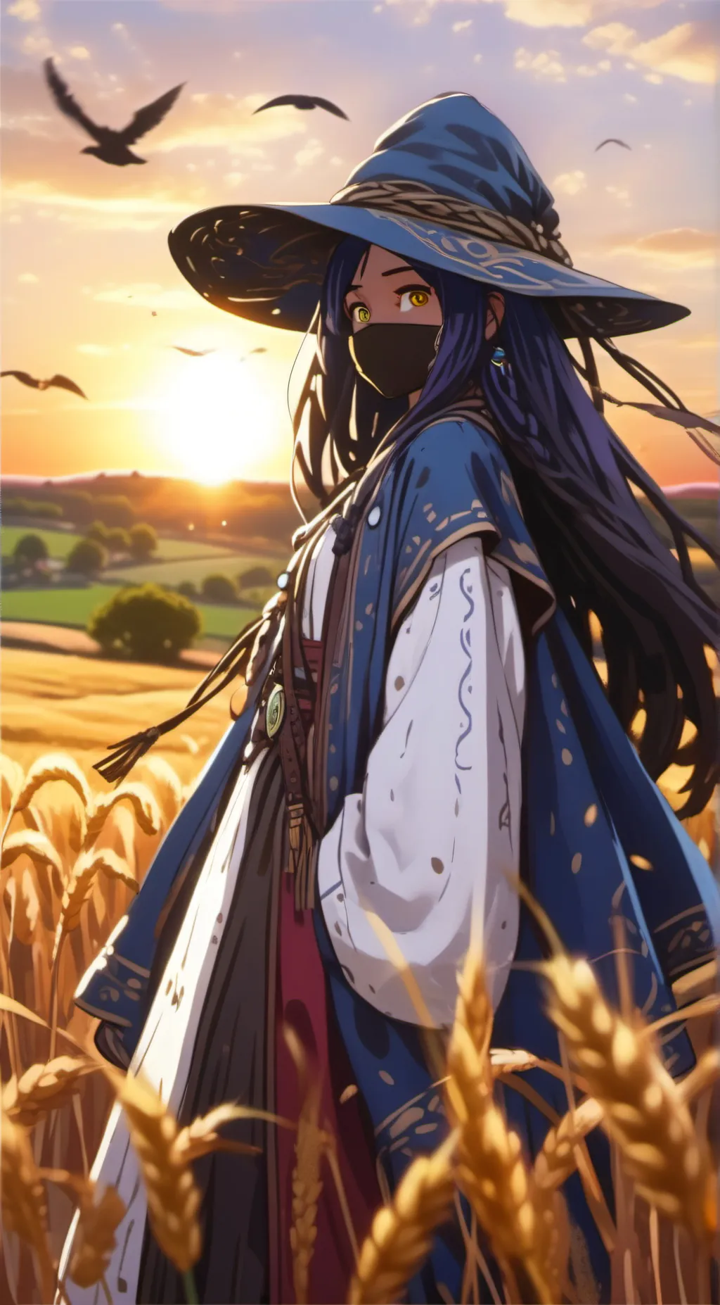 ai character: Aria background