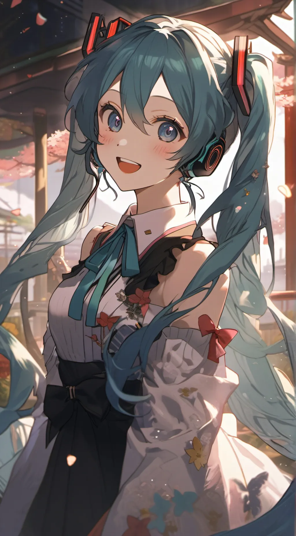 ai character: Hatsune Miku background