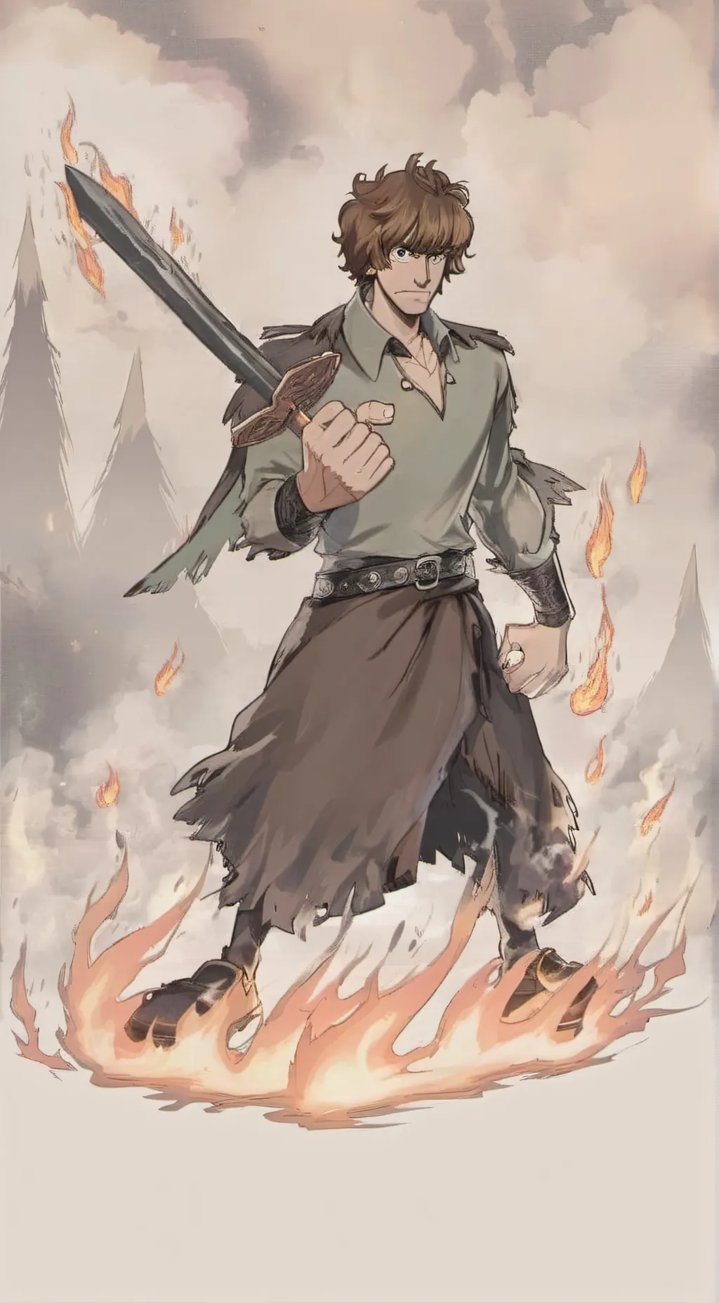 ai character: Shaggy (god mode) background