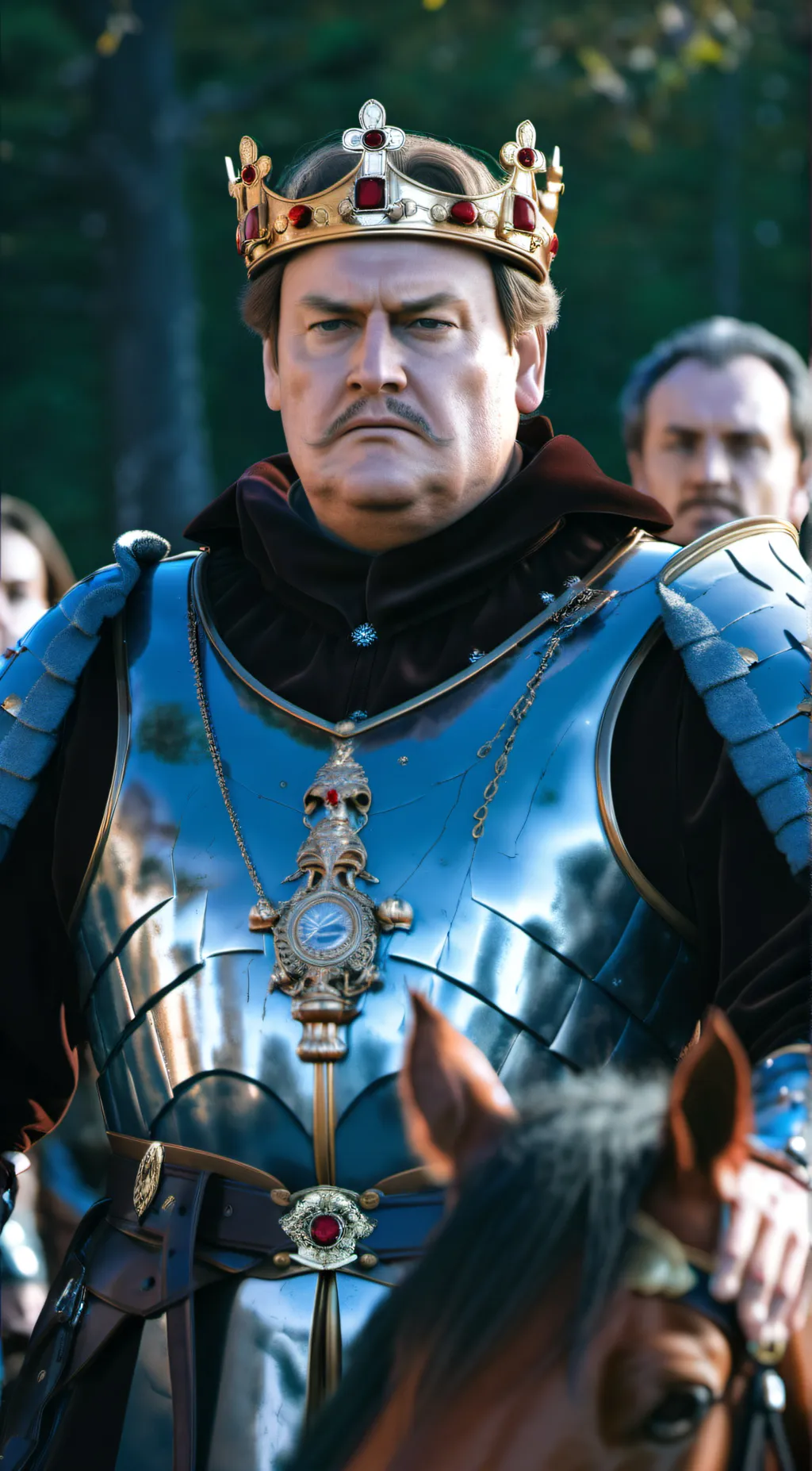 ai character: King Jarold  background