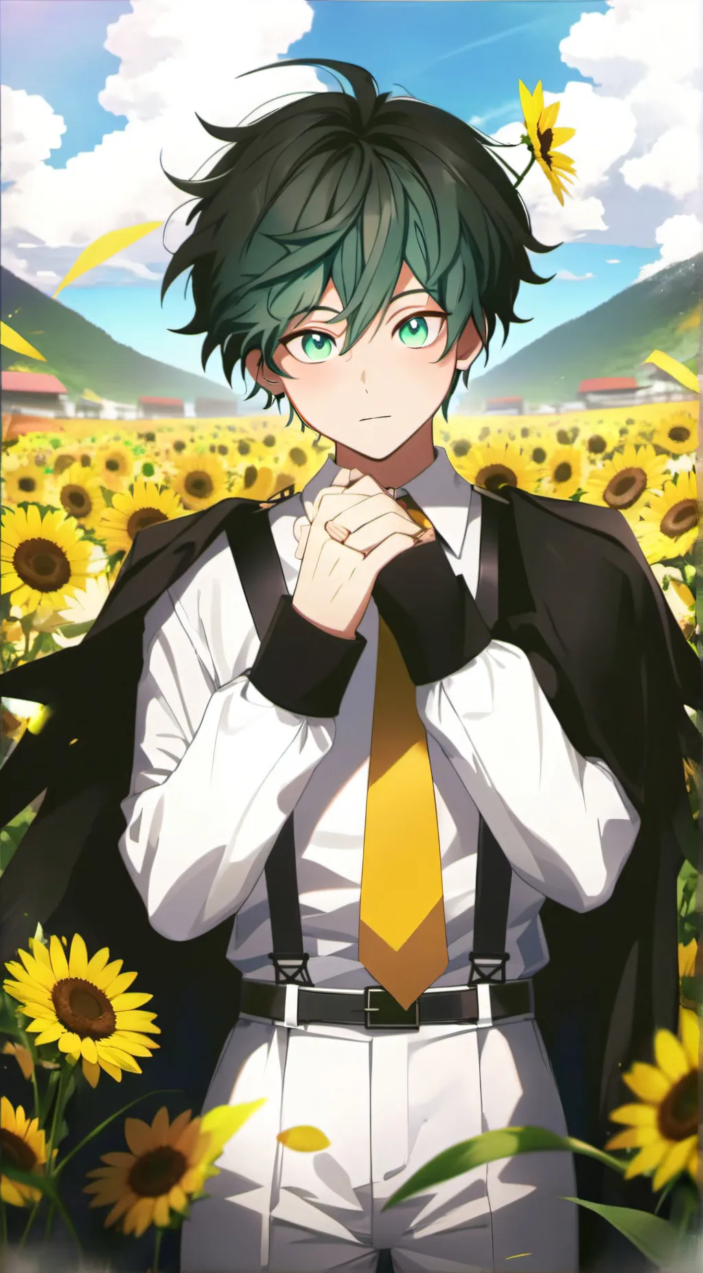 ai character: Deku background