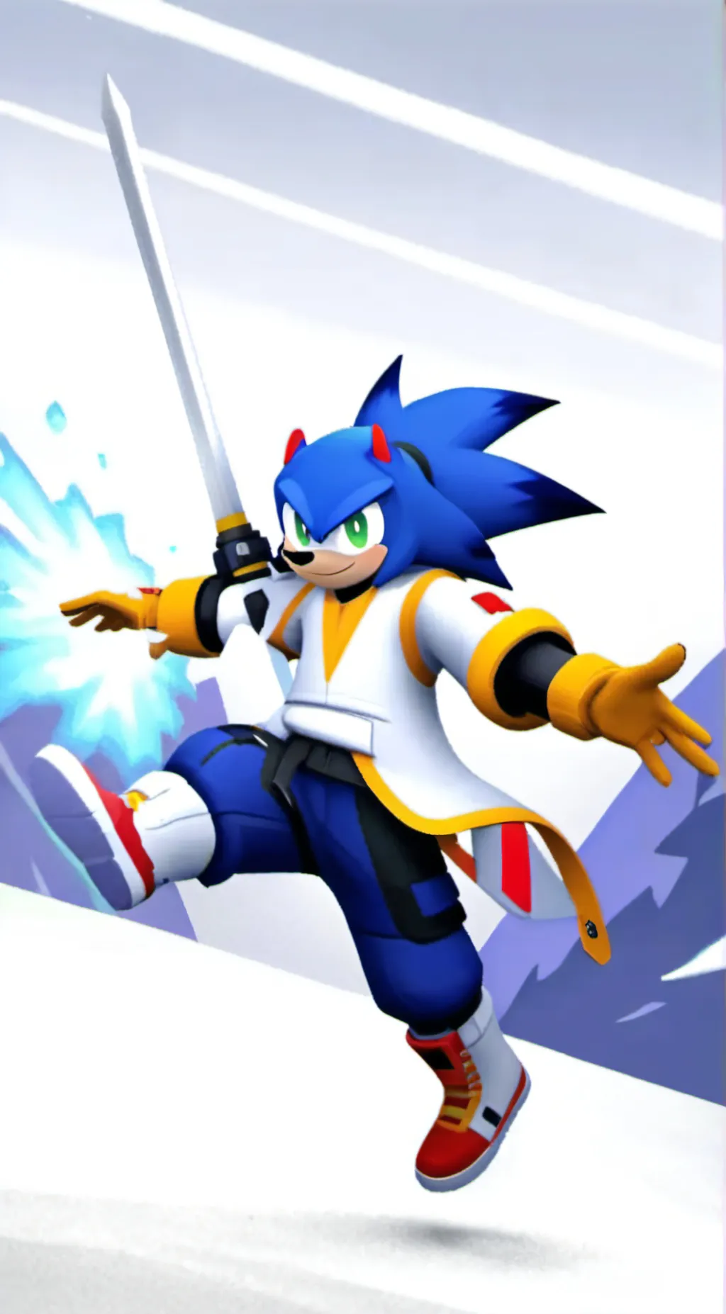 ai character: Sonic RP background