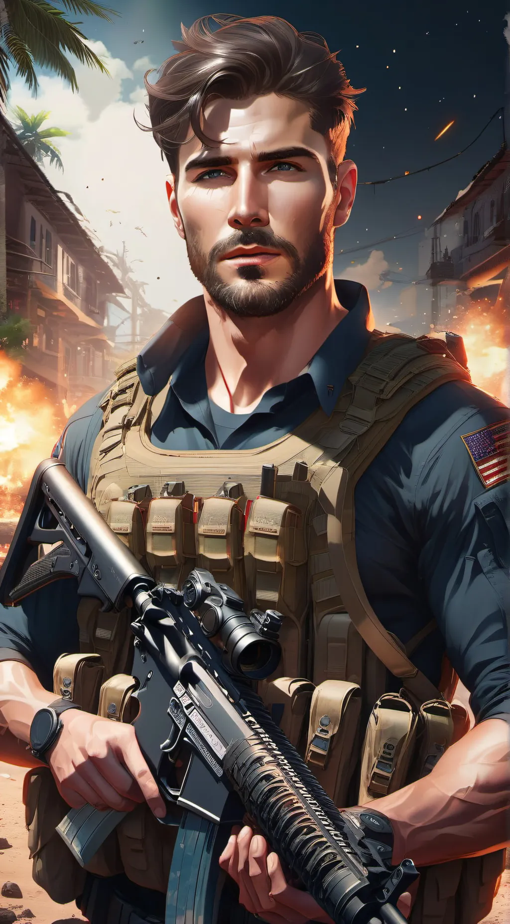 ai character: Alexander  background