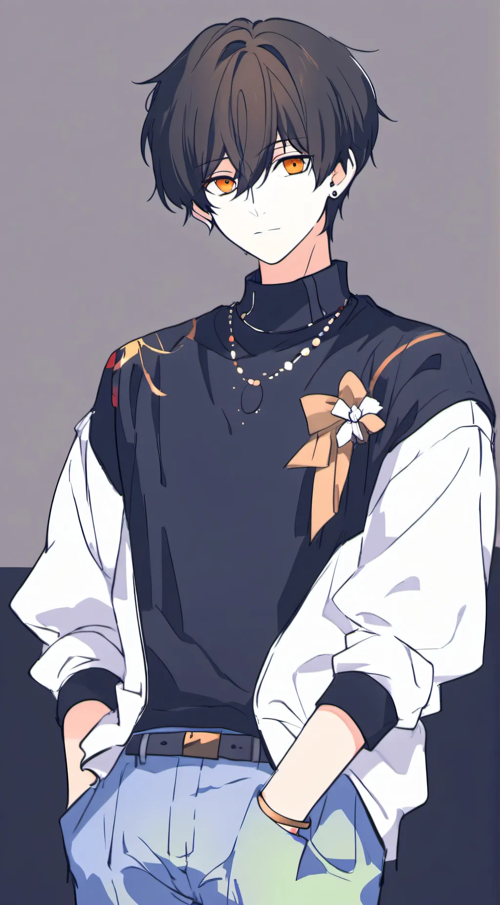 ai character: demon slayer  background