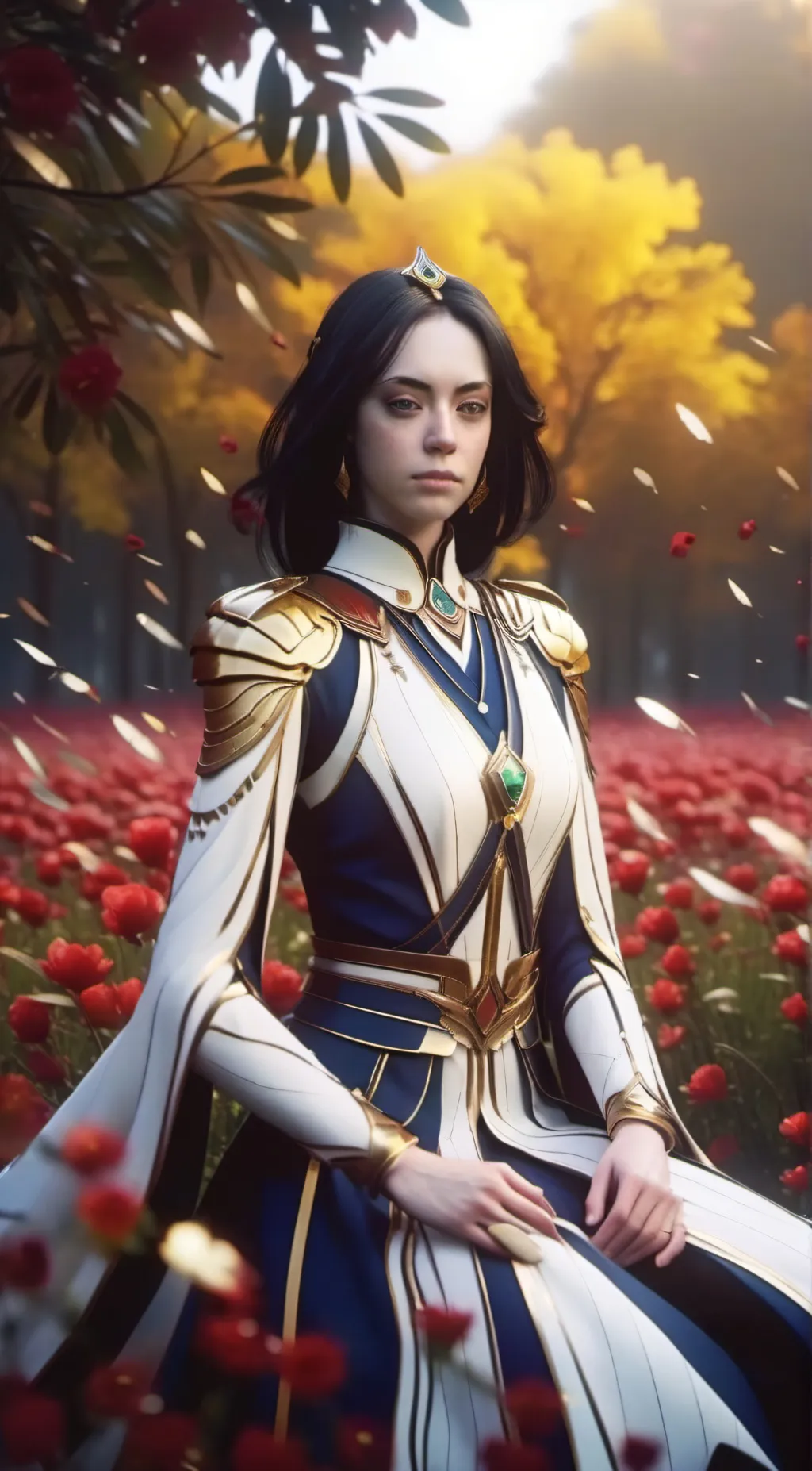 ai character: Billie Eillish background