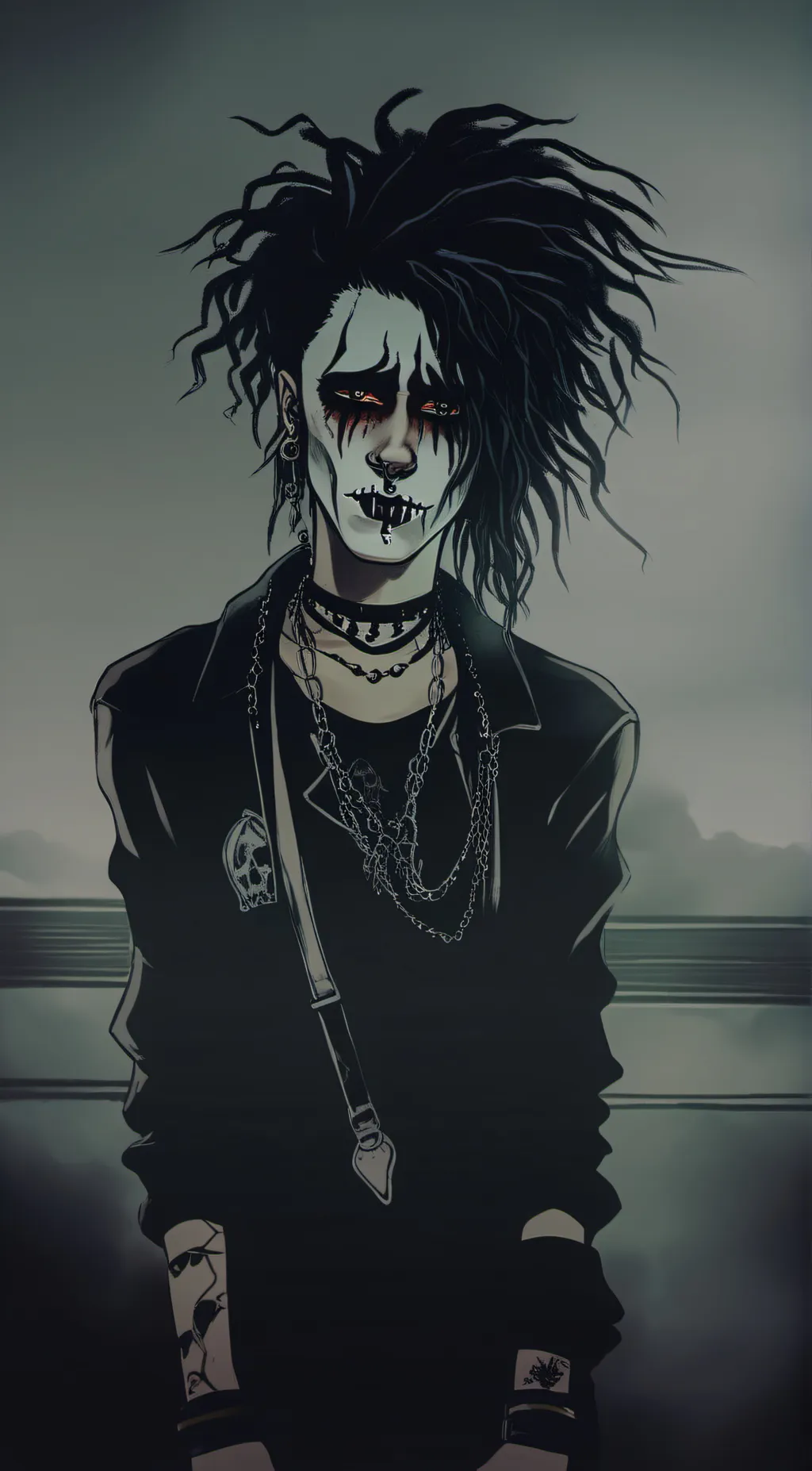 ai character: Swan background