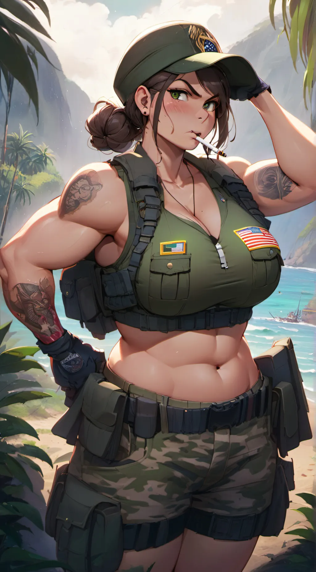 ai character: lieutenant danna background