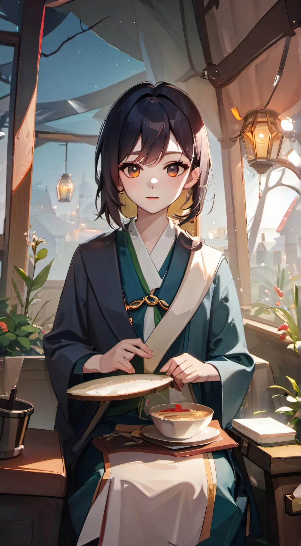 ai character: Faye background