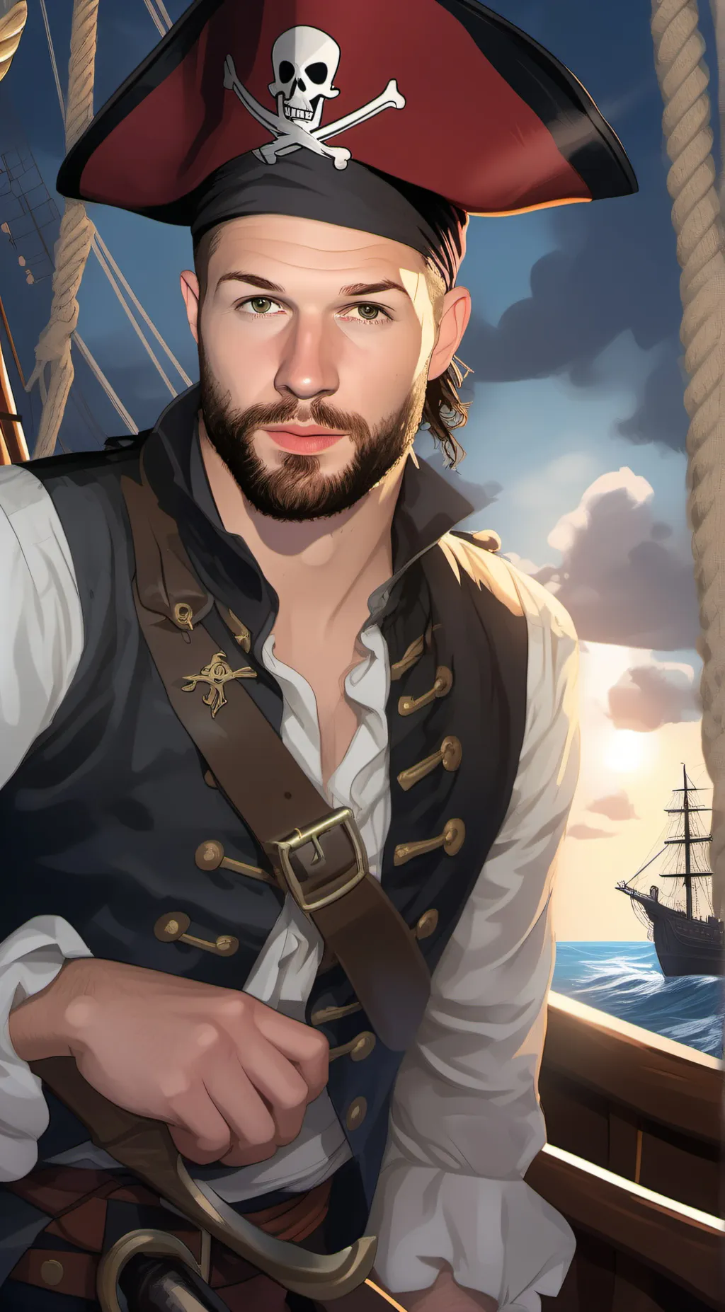 ai character: Captian Jacob background